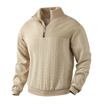 Henrik | Premium sweatshirt med kvart lynlås