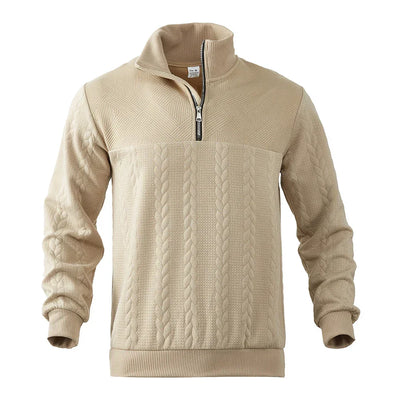 Henrik | Premium sweatshirt med kvart lynlås