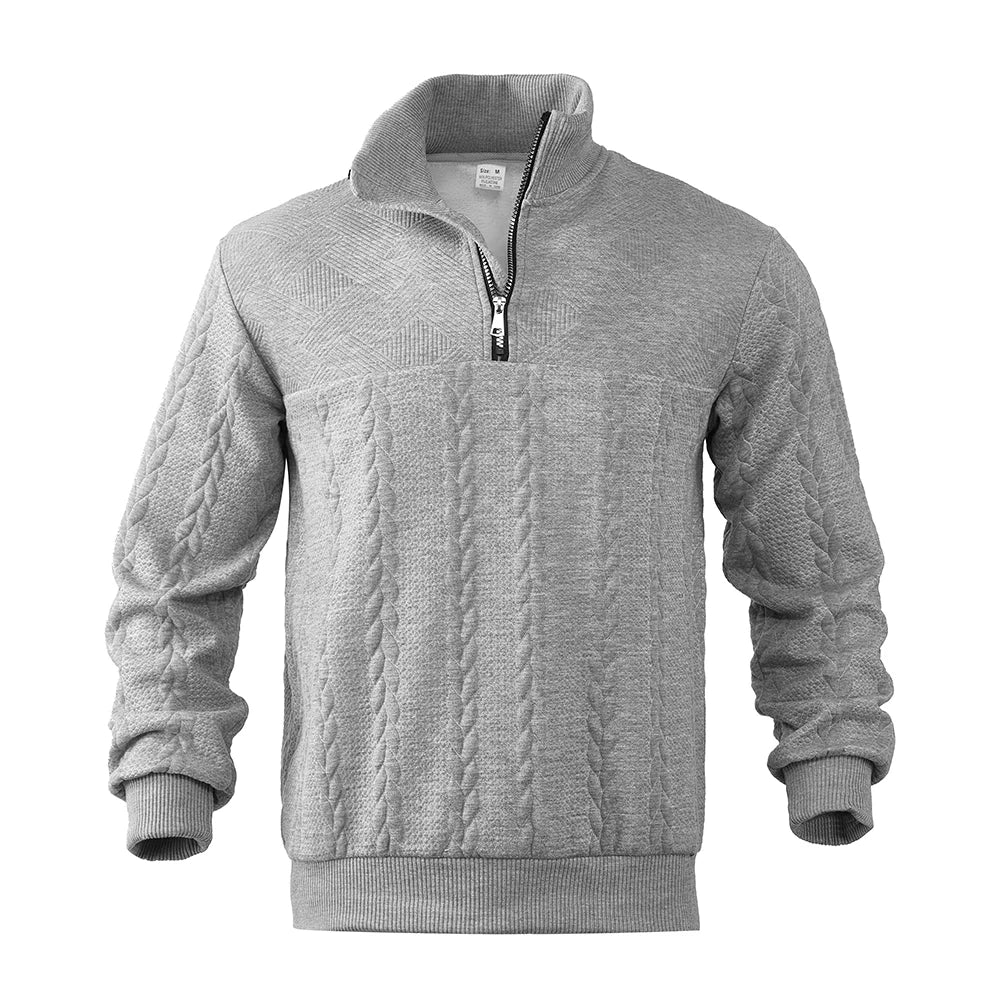 Henrik | Premium sweatshirt med kvart lynlås