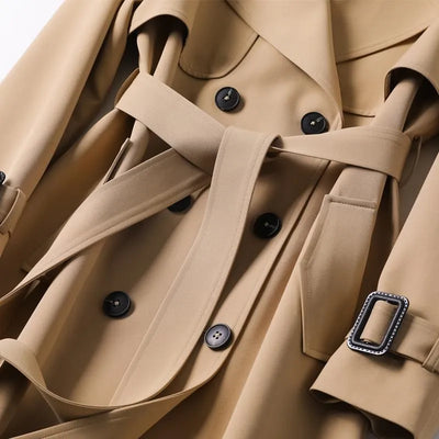 Emilia™ Elegant Trench-coat